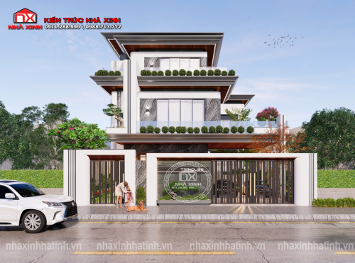 Biệt thự hiện đại Mr. Tiệp House – Kiến trúc sang trọng, đẳng cấp