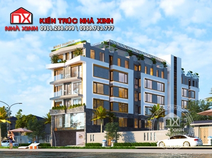 Mẫu thiết kế khách sạn Khai Family không cầu kỳ nhưng đẹp ở Hà Tĩnh