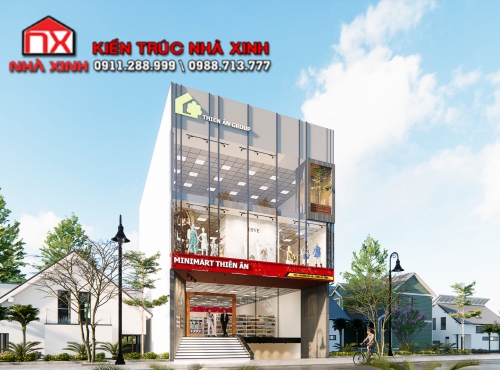 Thiết kế siêu thị mini tại Hà Tĩnh